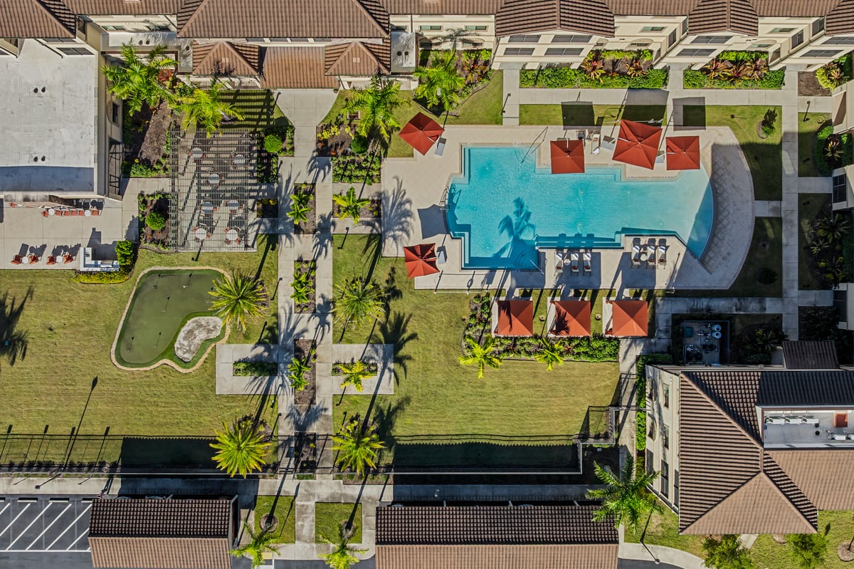 Aerial view of Discovery Village Naples