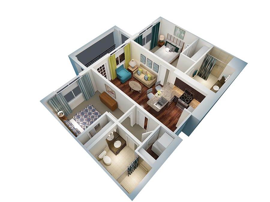The Belmont floor plan